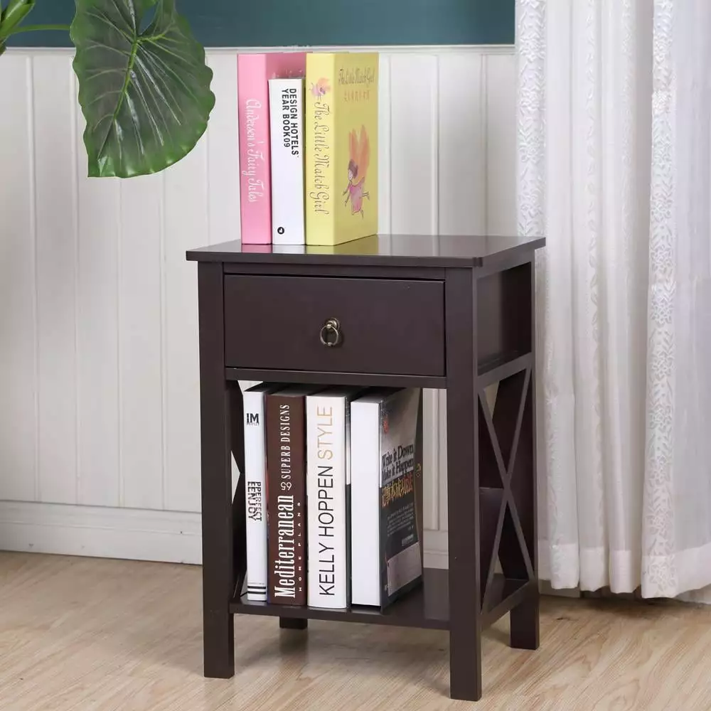 Night Stands Bedroom Nightstand Drawer FCH