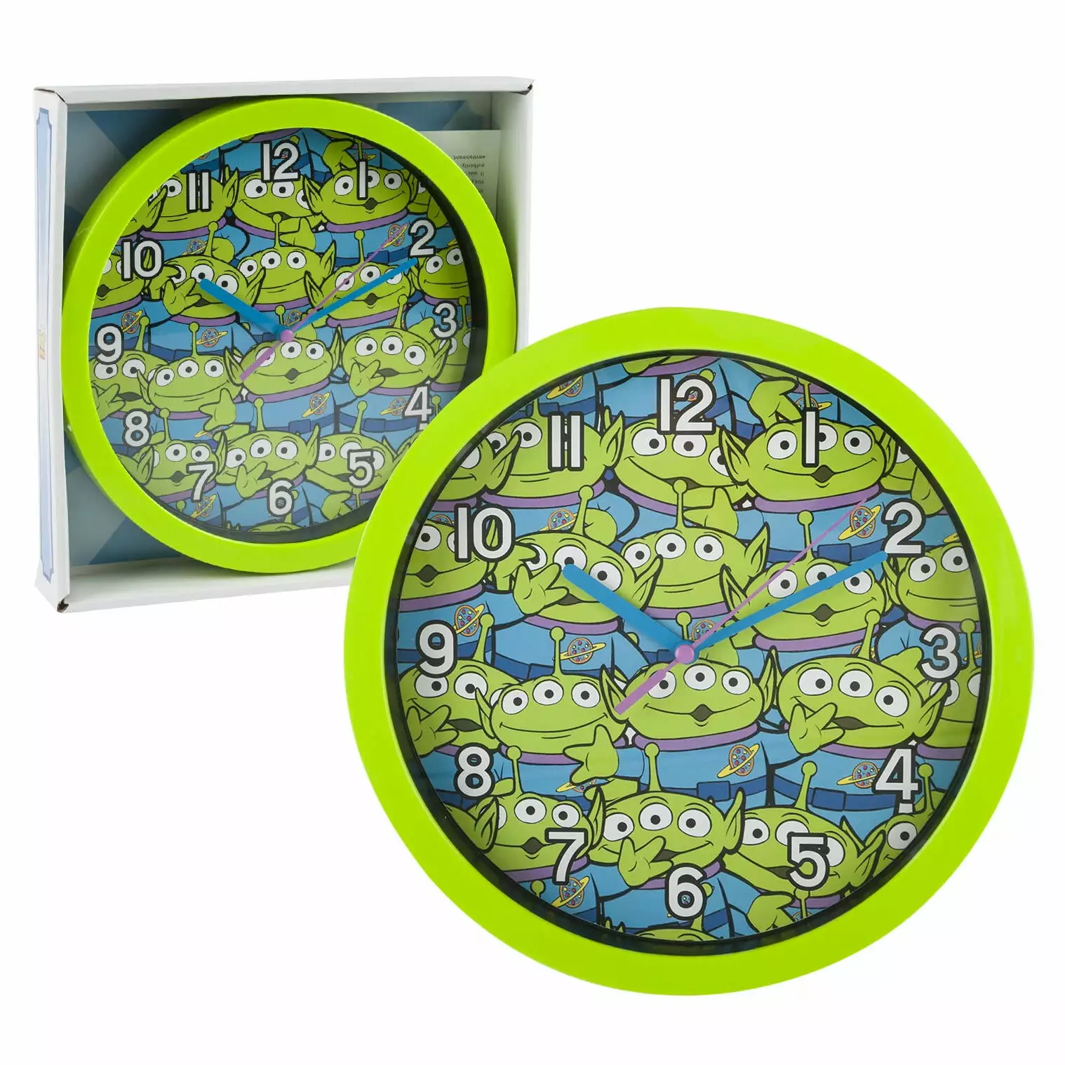 1 PC Little Green Men Wall Clock 10 Disney