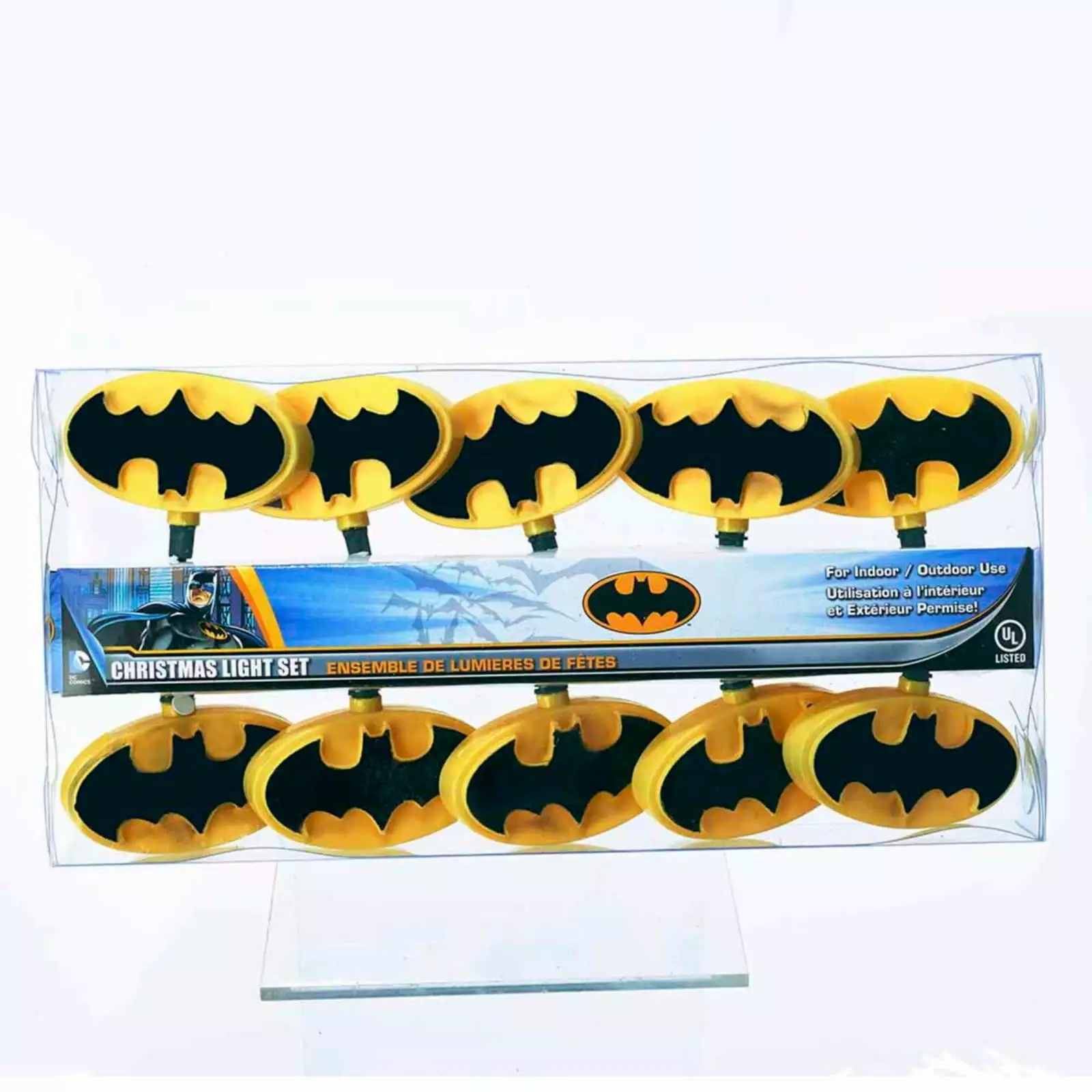 Kurt Adler 10-Light Batman Light Set Superhero Fans Kurt S. Adler