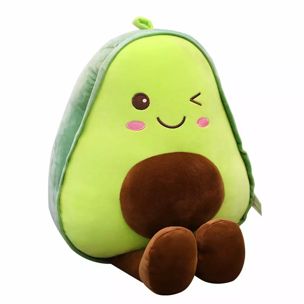 Avocado Plush Pillow Cartoon Throw Cushion Home Sofa Decor Fun Soft Toy Frcolor