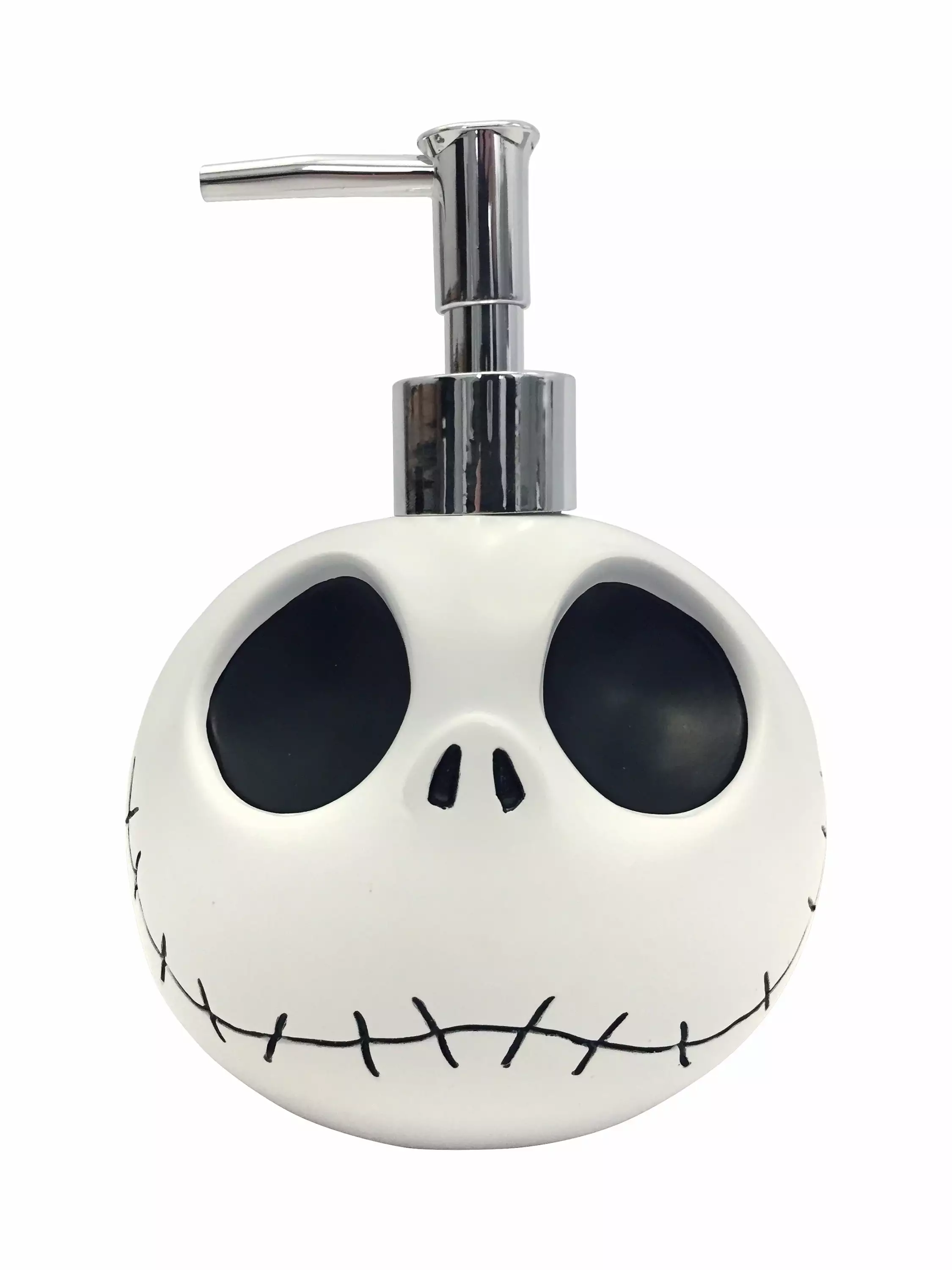 Disney Nightmare Before Christmas Jack Skellington White Resin Soap Dispenser Jay Franco