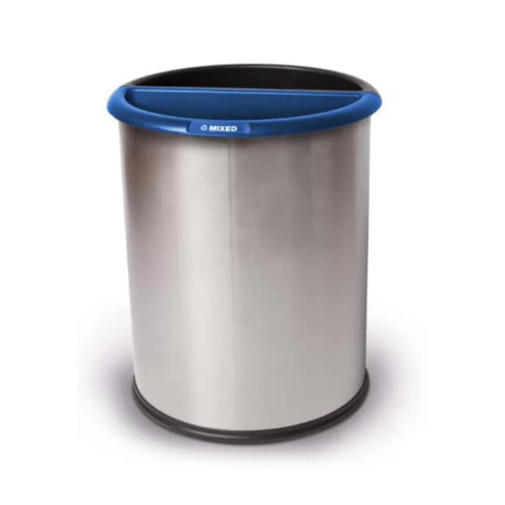 Commercial Zone 3.2 Gallon InnRoom Trash Can and Waste Bin Container Silver