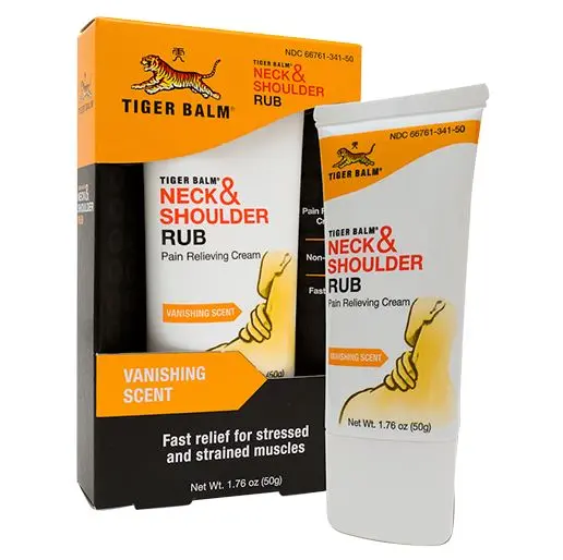 Tiger Balm Neck & Shoulder Rub 1.76 Oz Pain Relieving Ointment