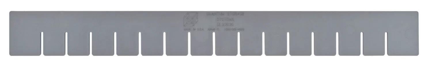 Quantum DL93030 6-Pack Long Divider Dividable Grid Container Gray