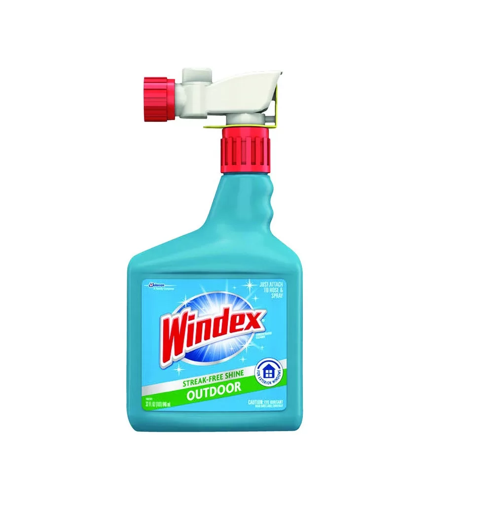 Windex 10122 Outdoor Glass Cleaner 32 Oz Streak-Free Shine