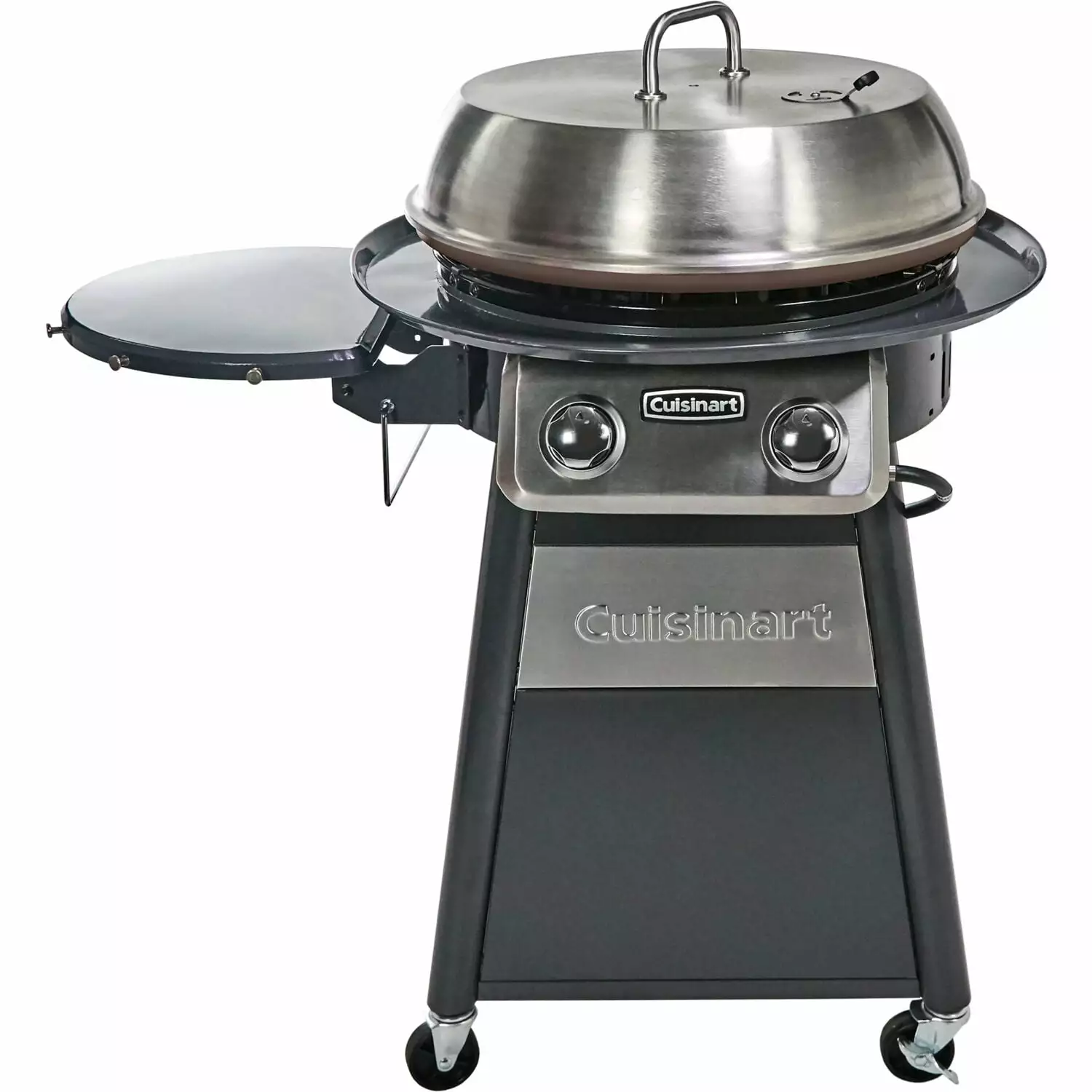 Cuisinart 22-Inch Deluxe Outdoor Griddle Cooking Center Folding Prep Table and Paper Towel Holder