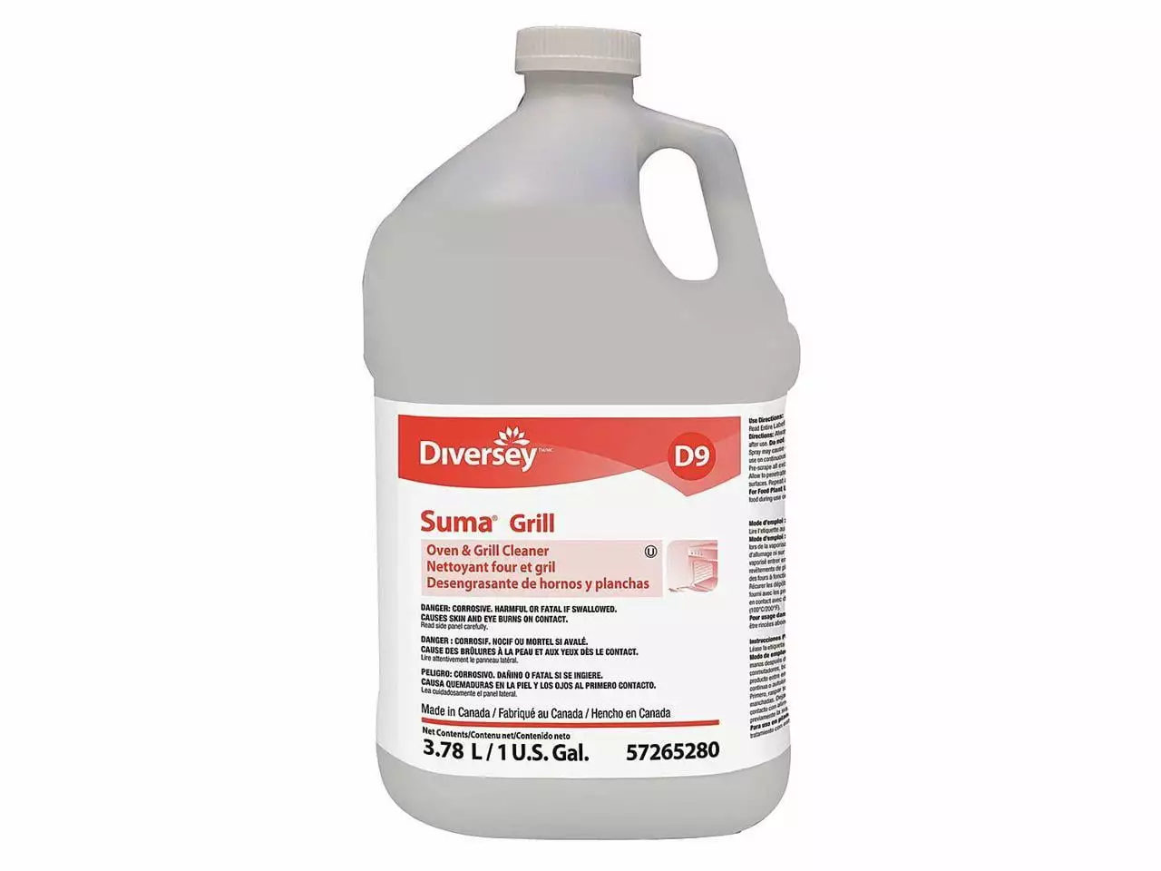 DIVERSEY 957265280 Oven and Grill Cleaner 1 Gallon Pack 4
