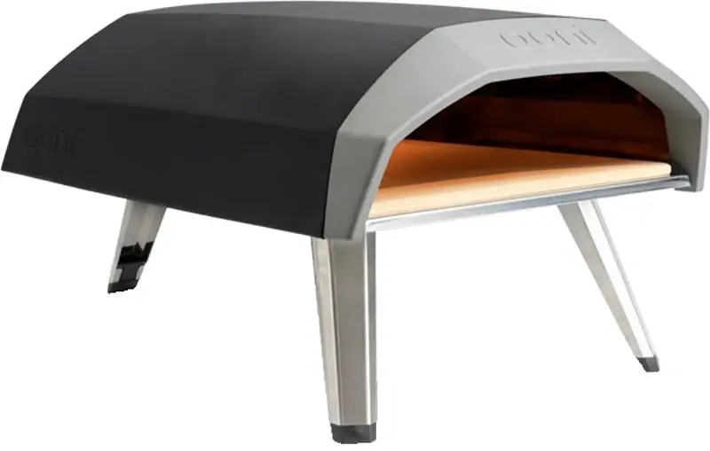 Ooni Koda 12 UU-P06A00 Pizza Oven, 15.55 W, 23.3 D, 11-3/4 H, Propane, 13,648 Btu, Carbon Hardened