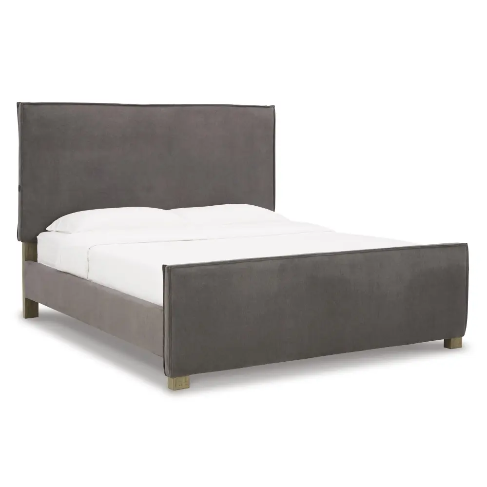 Diamond Modern Furniture Ashley Krystanza Queen Upholstered Panel Bed B766-77/B766-74/B766-196