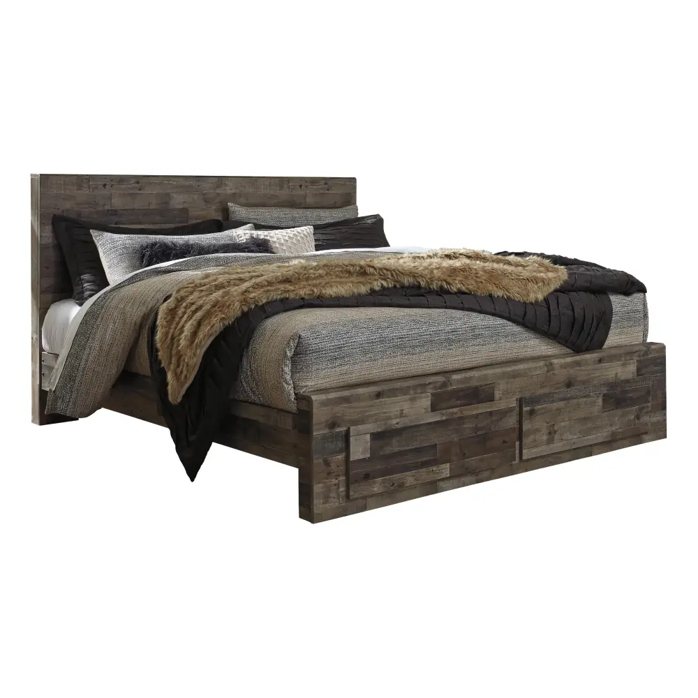 Diamond Modern Furniture Exclusive Design Derekson King Panel Bed Storage B200-58/B200-56S/B200-95/B100-14
