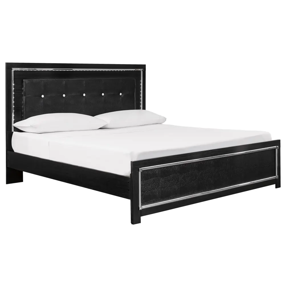 Diamond Modern Furniture Exclusive Design Kaydell King Upholstered Panel Bed B1420-58/B1420-56/B1420-95/B100-14