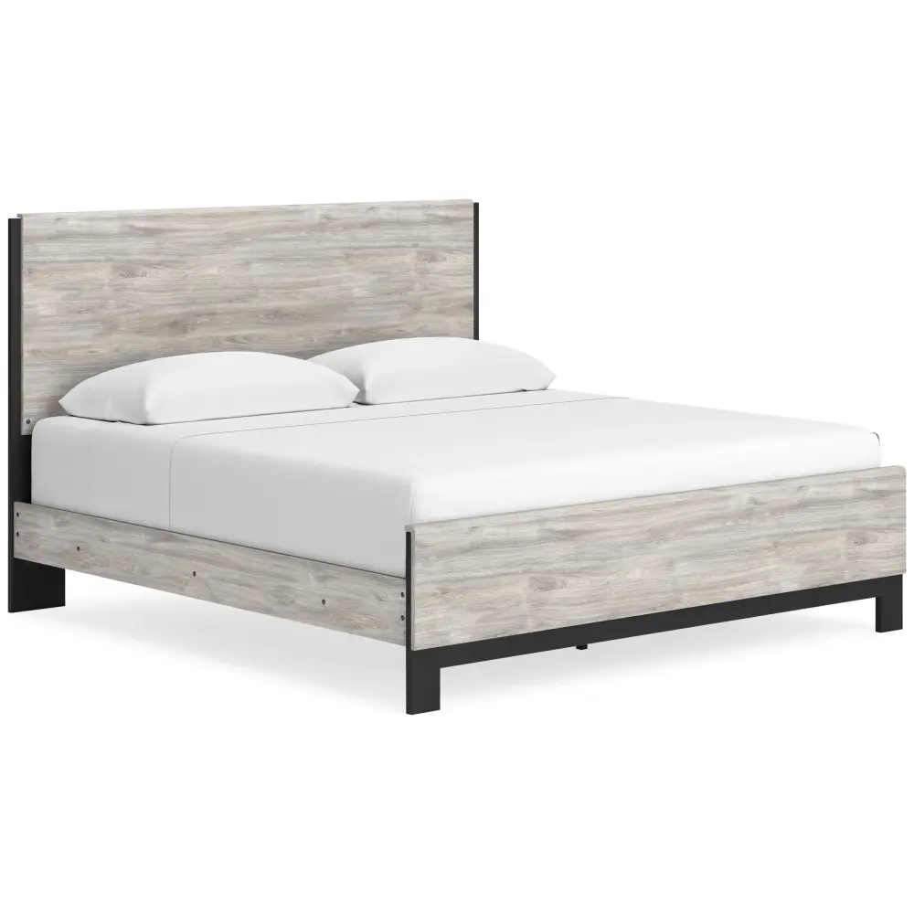 Diamond Sleek Furniture Exclusive Design Vessalli King Panel Bed B1036-58/B1036-56/B1036-97