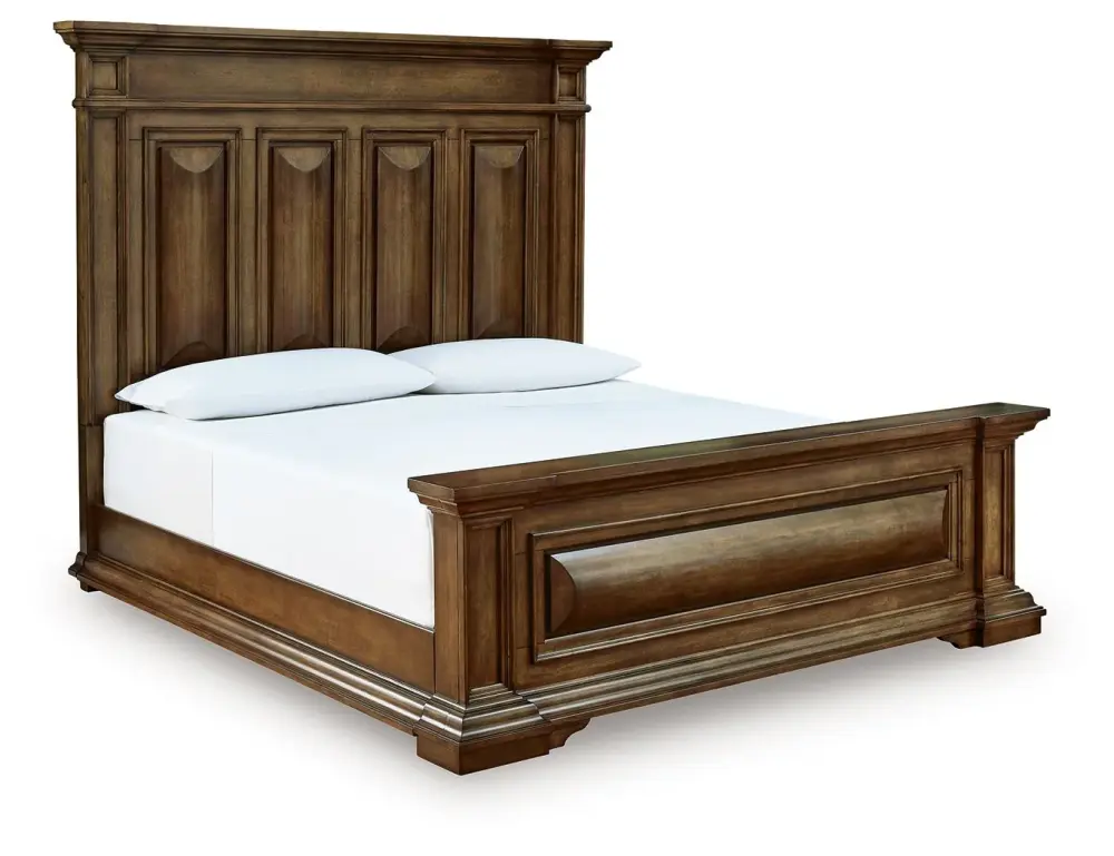 Frantanna - Panel Bed Sturdy Pine Wood