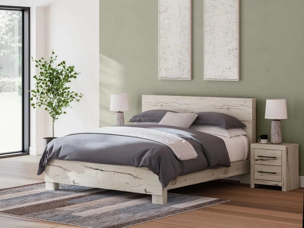 Lawroy - Panel Bed 14 Inch Height
