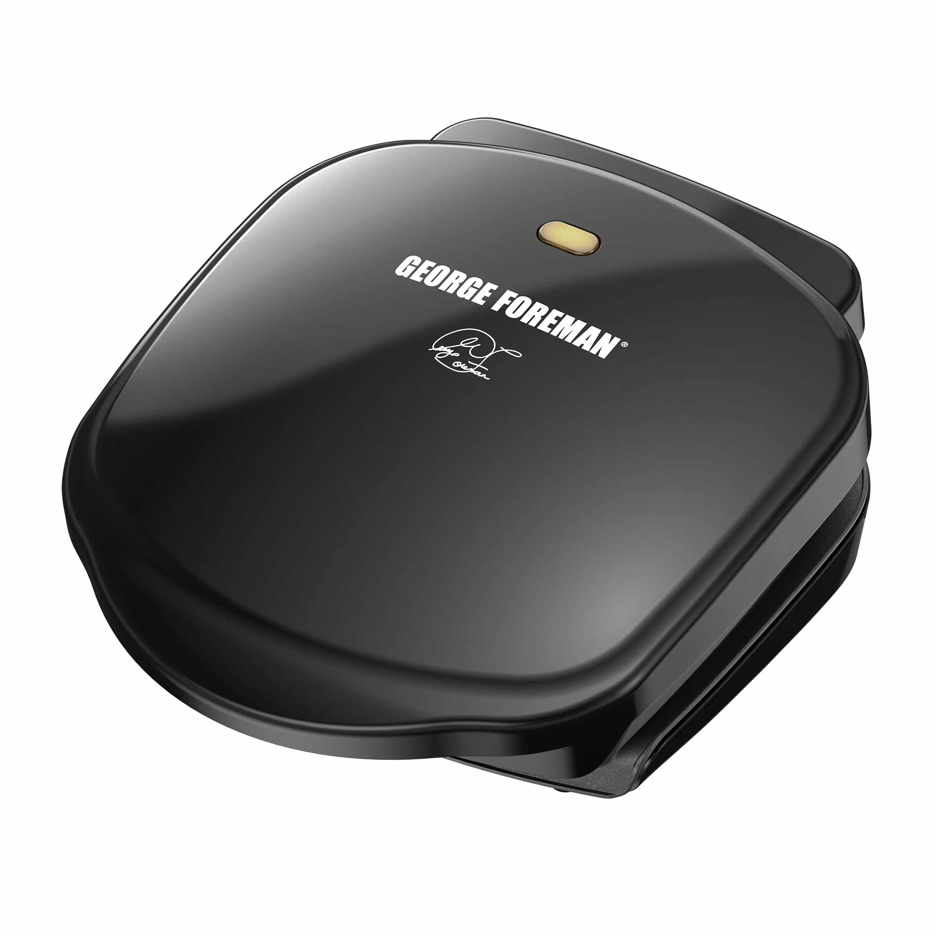 George Foreman 2-Serving Timeless Plate Electric Indoor Grill and Panini Press Black GR10B