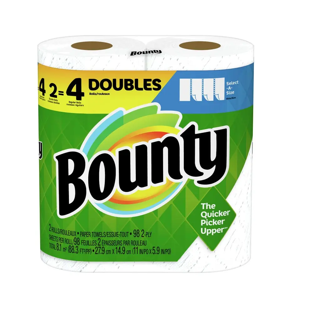 Bounty 66659 Select--Size Paper Towels White Quick Cleanups