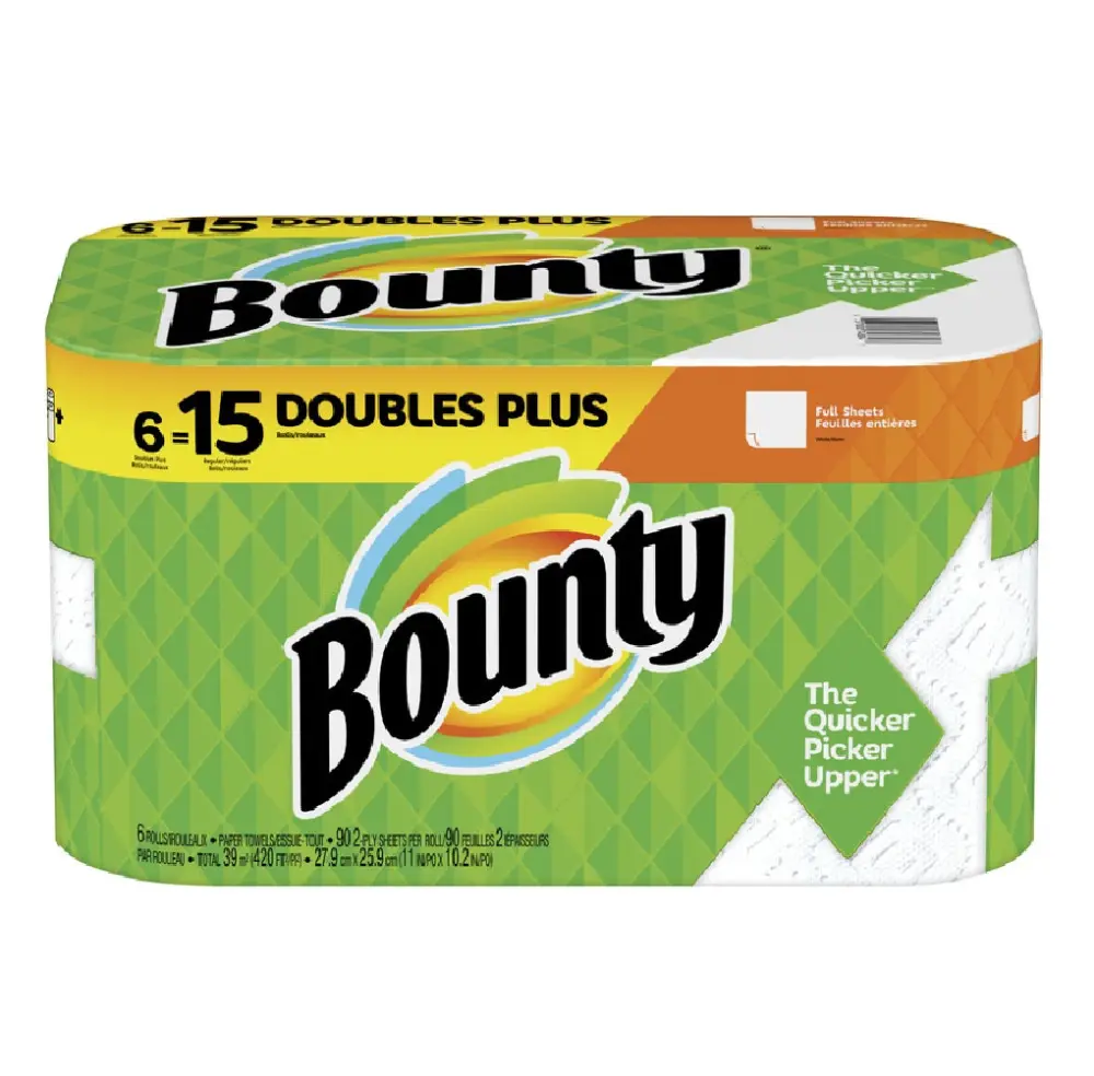 Bounty 74844 Paper Towels - 90 Sheet Quick-Size Pick--Size Rolls