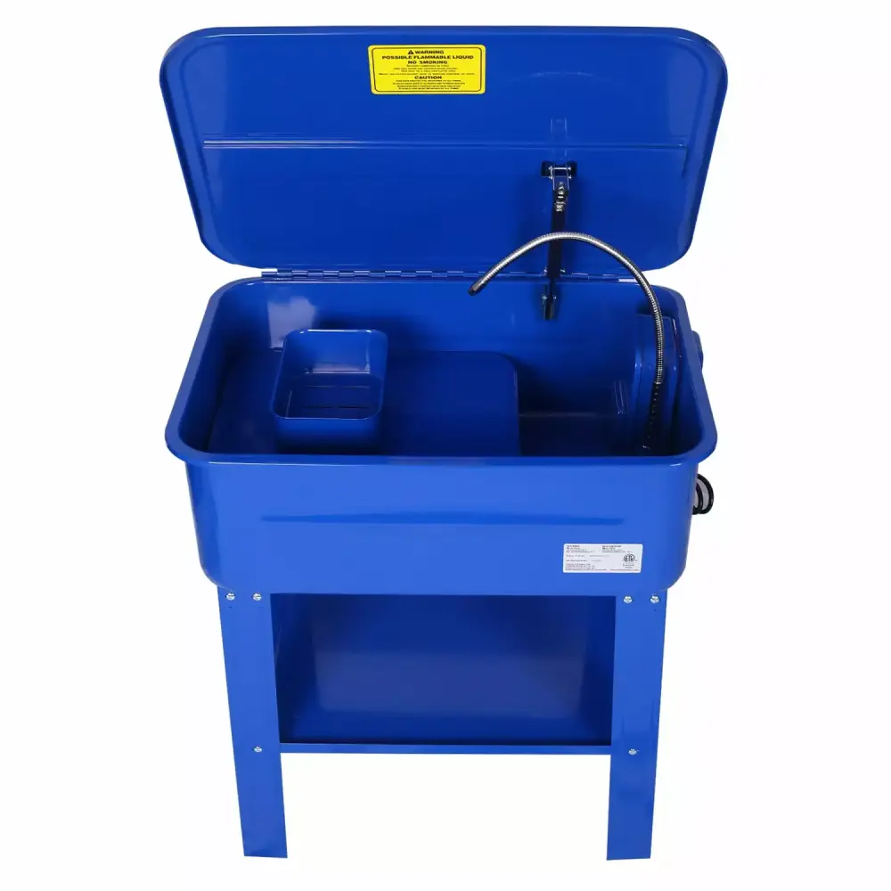 20 Gallon Electric Automotive Parts Washer Cabinet 110V Pump Effective Cleaning