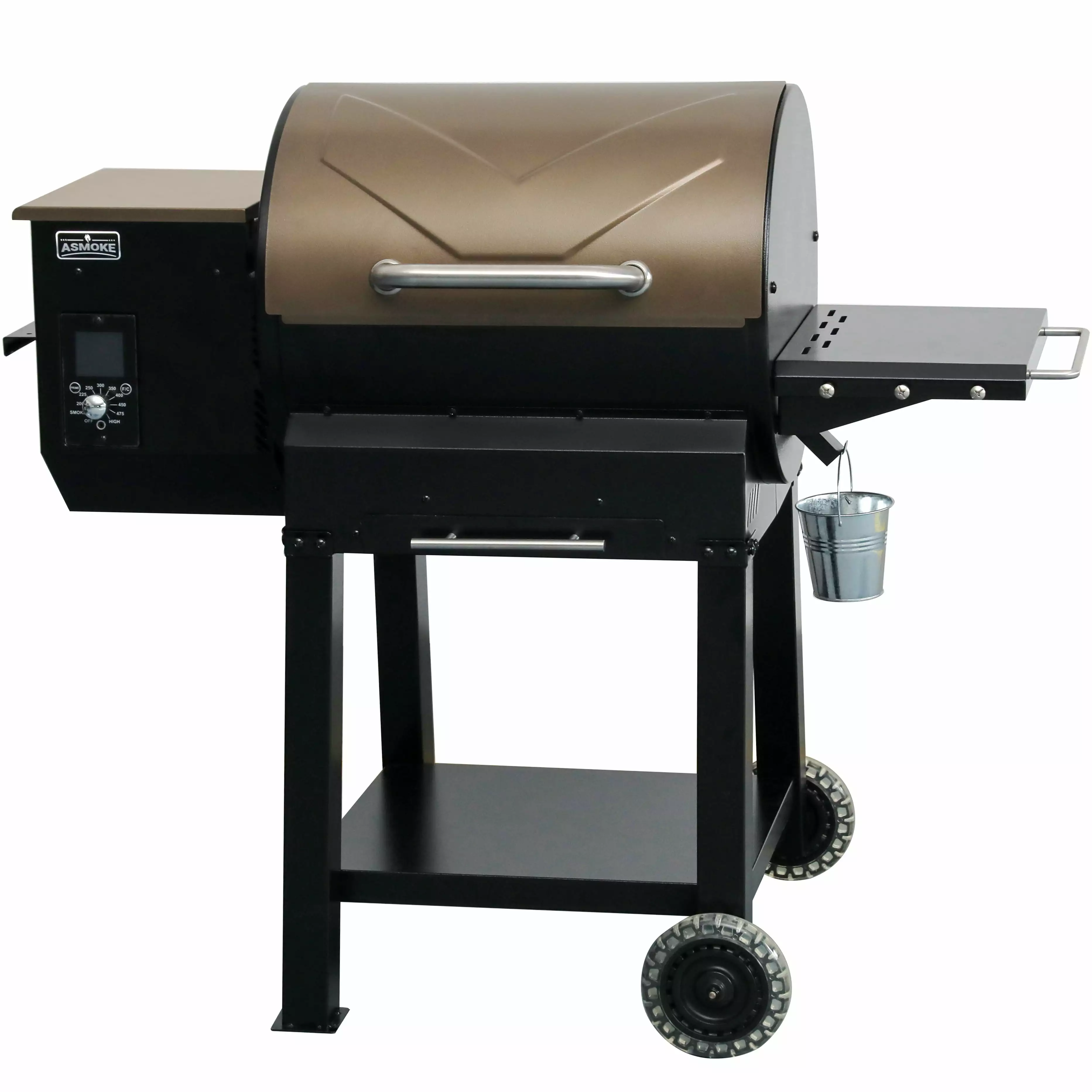 Asmoke AS550 Wood Pellet Grill Smoker 515 sq Bronze Outdoor BBQ