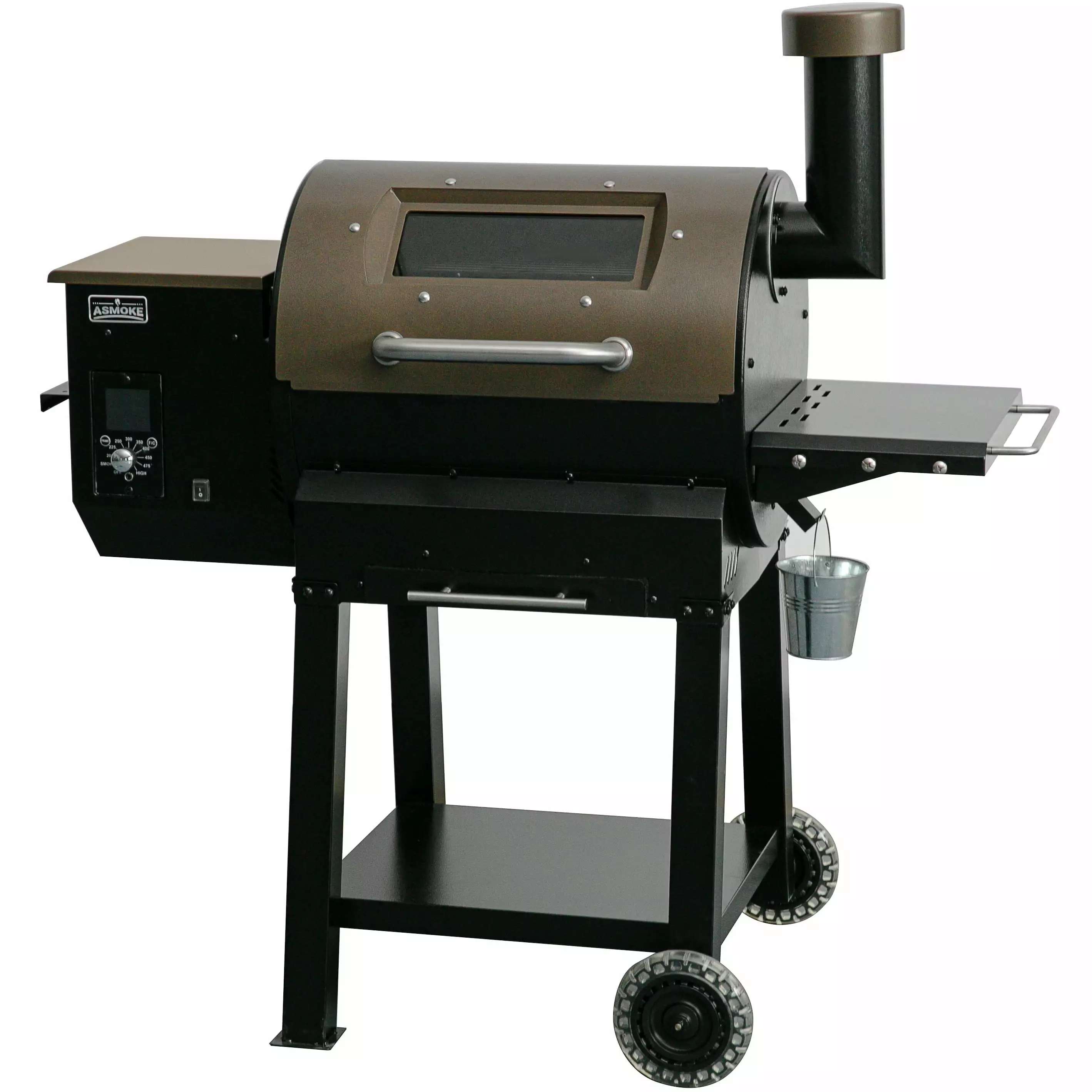 ASMOKE Wood Pellet Grill Smoker 515 sq Bronze Outdoor BBQ Grill