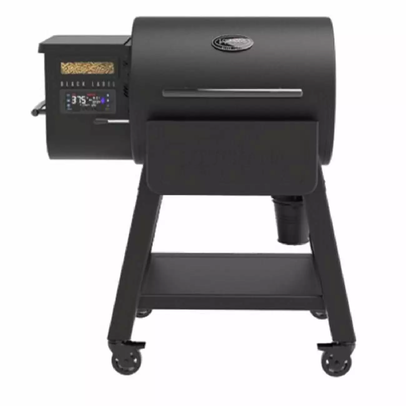 800 sq Black Pellet Grill Outdoor Cooking and Smoking Cool Culinary