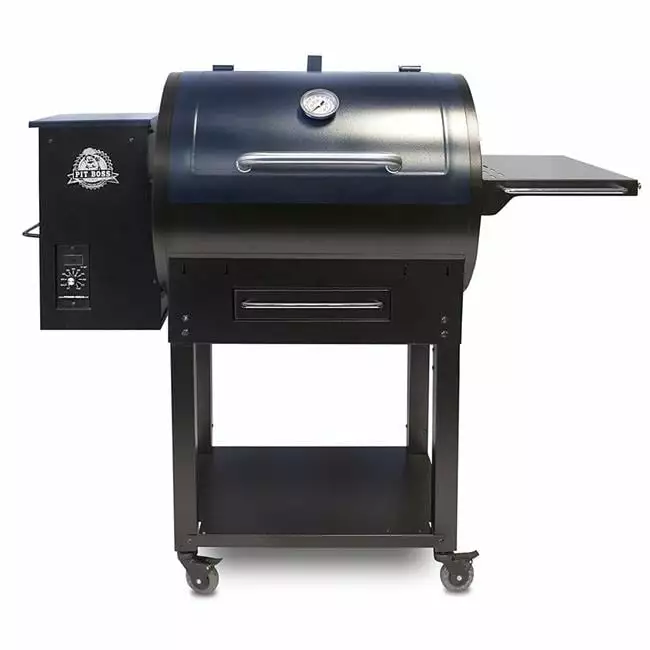Navgator 1150 Pellet Grill Black & Gray Outdoor BBQ GardenControl