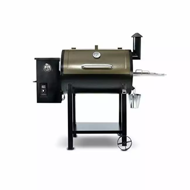 Navigator 850 Pellet Grill Black and Gray GardenControl