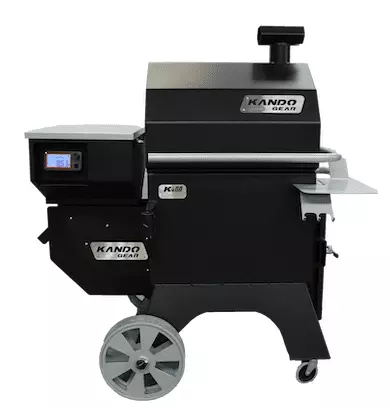Kando Gear K480 Pellet Grill Smoker Heavy Duty 10g Steel Outdoor Cooker
