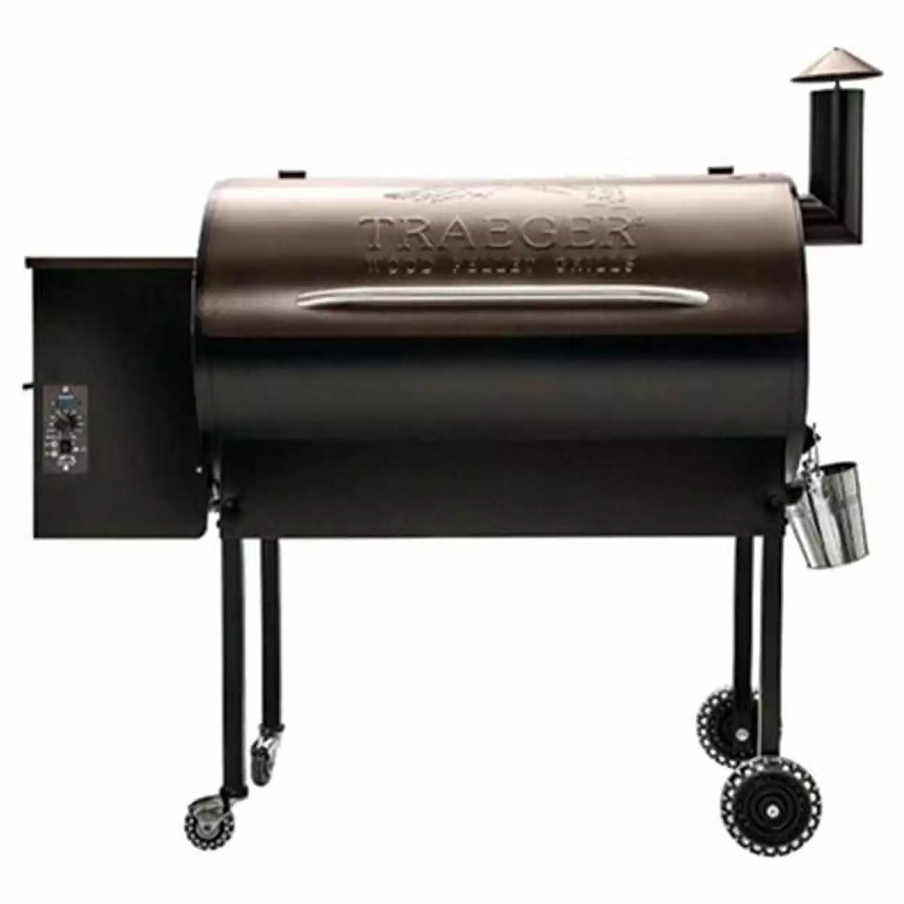 34 Bronze Pellet Grill Outdoor BBQ Smoker New CourtYard