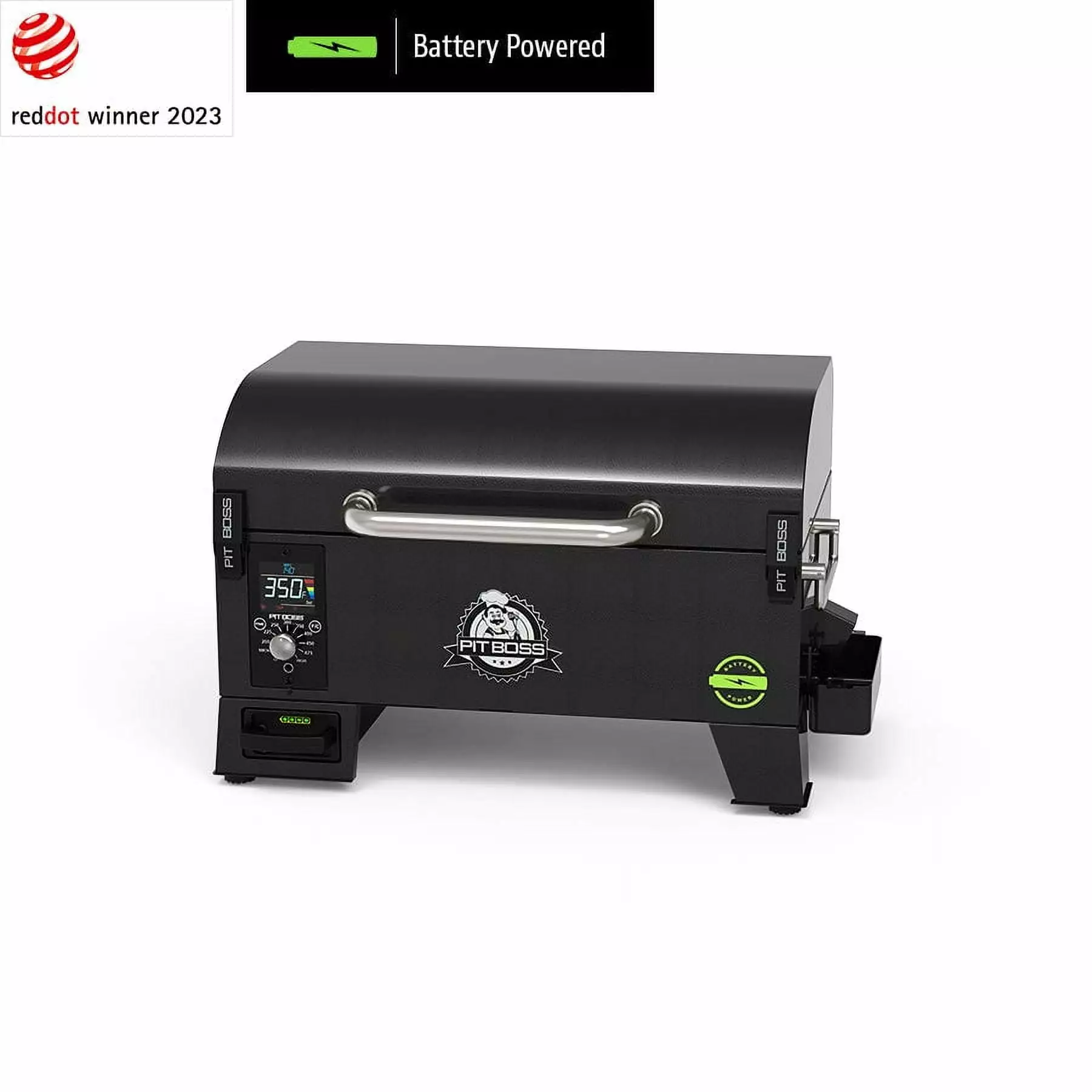 Pit Boss Travel-friendly Battery Powered Wood Pellet Grill Outdoor Cooking