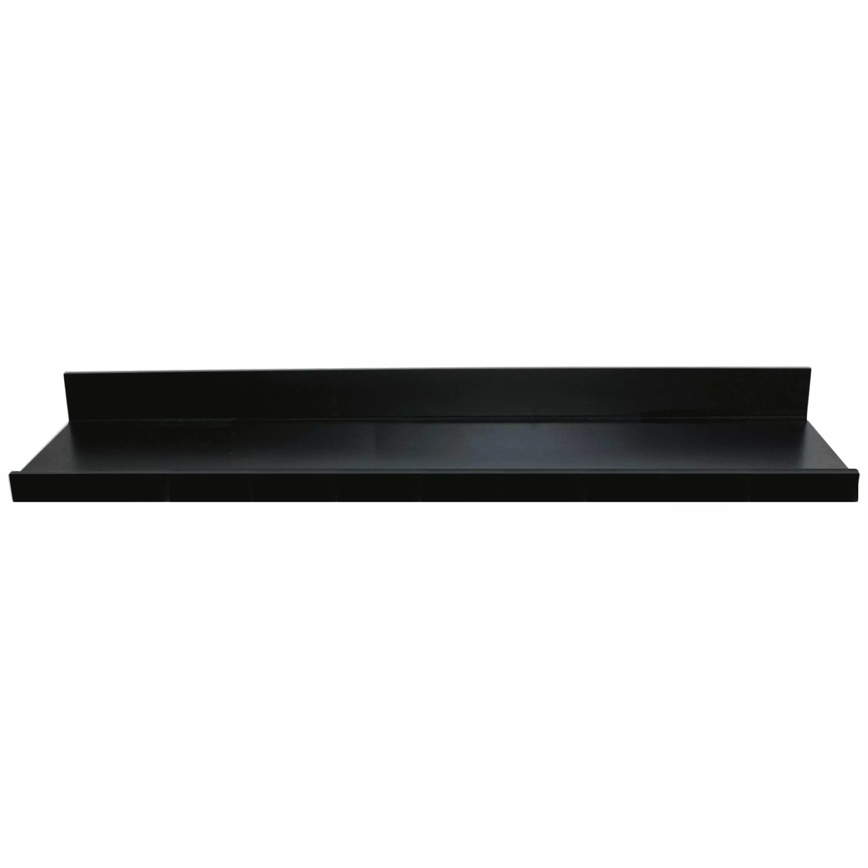 InPlace Rectangle Wood Floating Picture Ledge Wall Shelf 23.6Wx4.5Dx3.5H Black