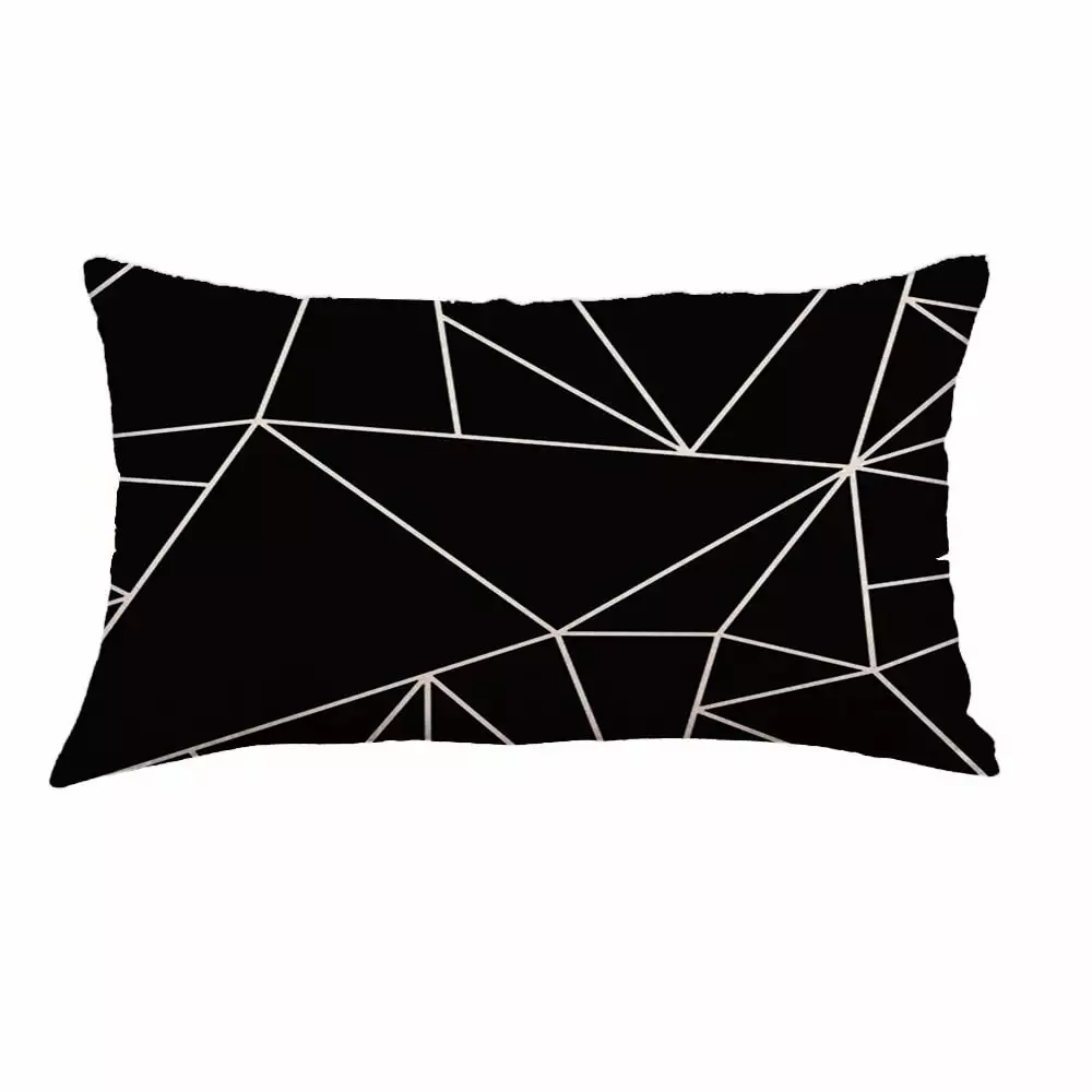 Geometry Painting Linen Cushion Cover Throw Pillow Case Sofa Home Decor Yomiee