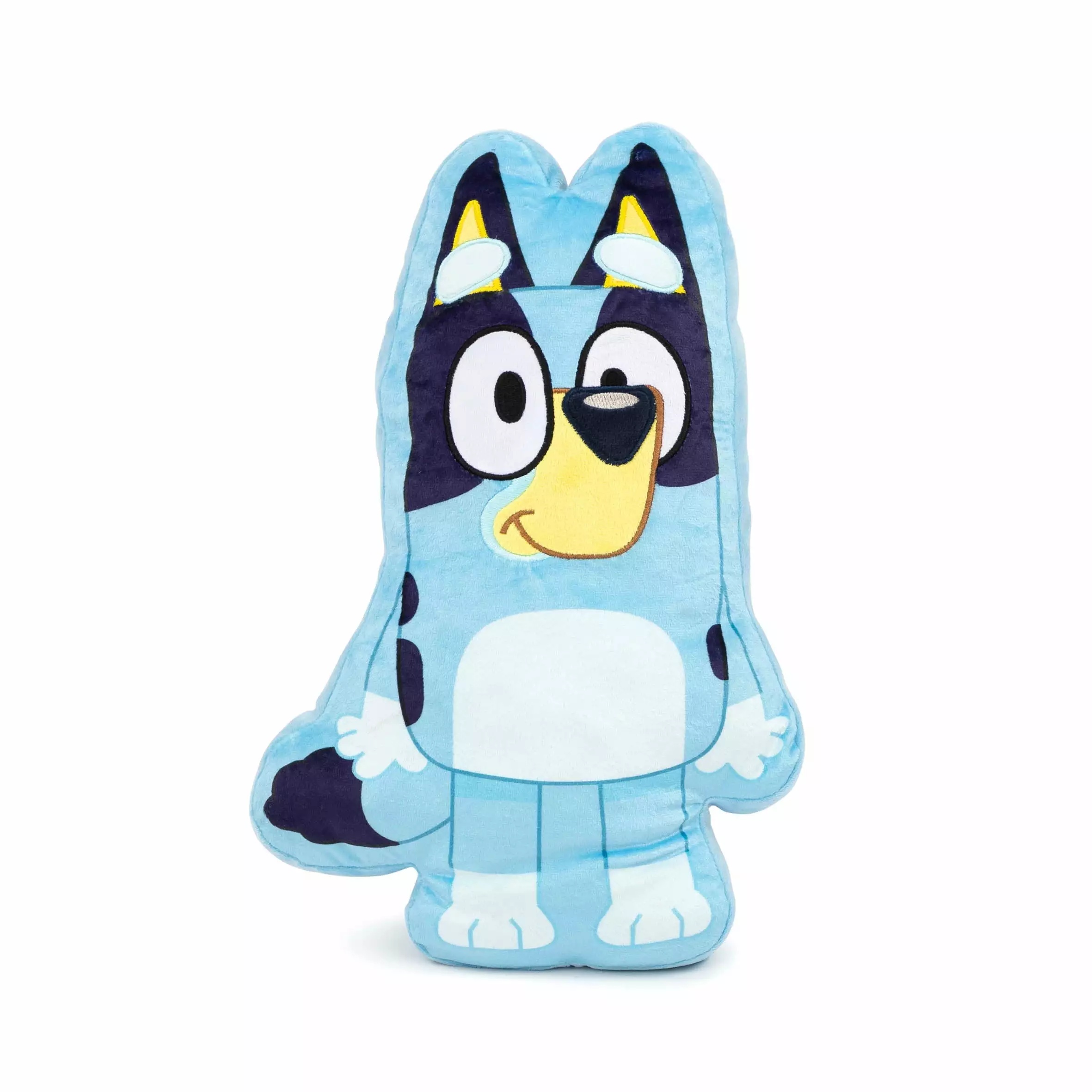 BBC Bluey Shaped Blue Pillow 1 Pack 100% Microfiber Kids Bedding Jay Franco