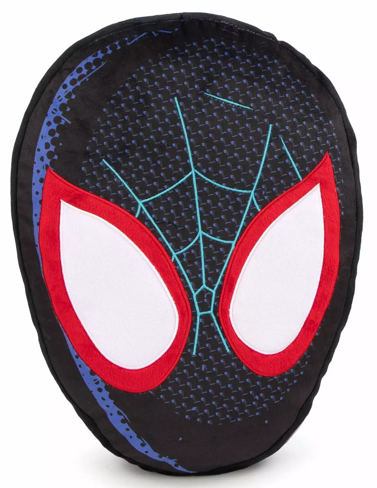 Marvel Spiderman Spider-Verse Black Shaped Pillow 100% Microfiber Kids Bedding Circular Jay Franco