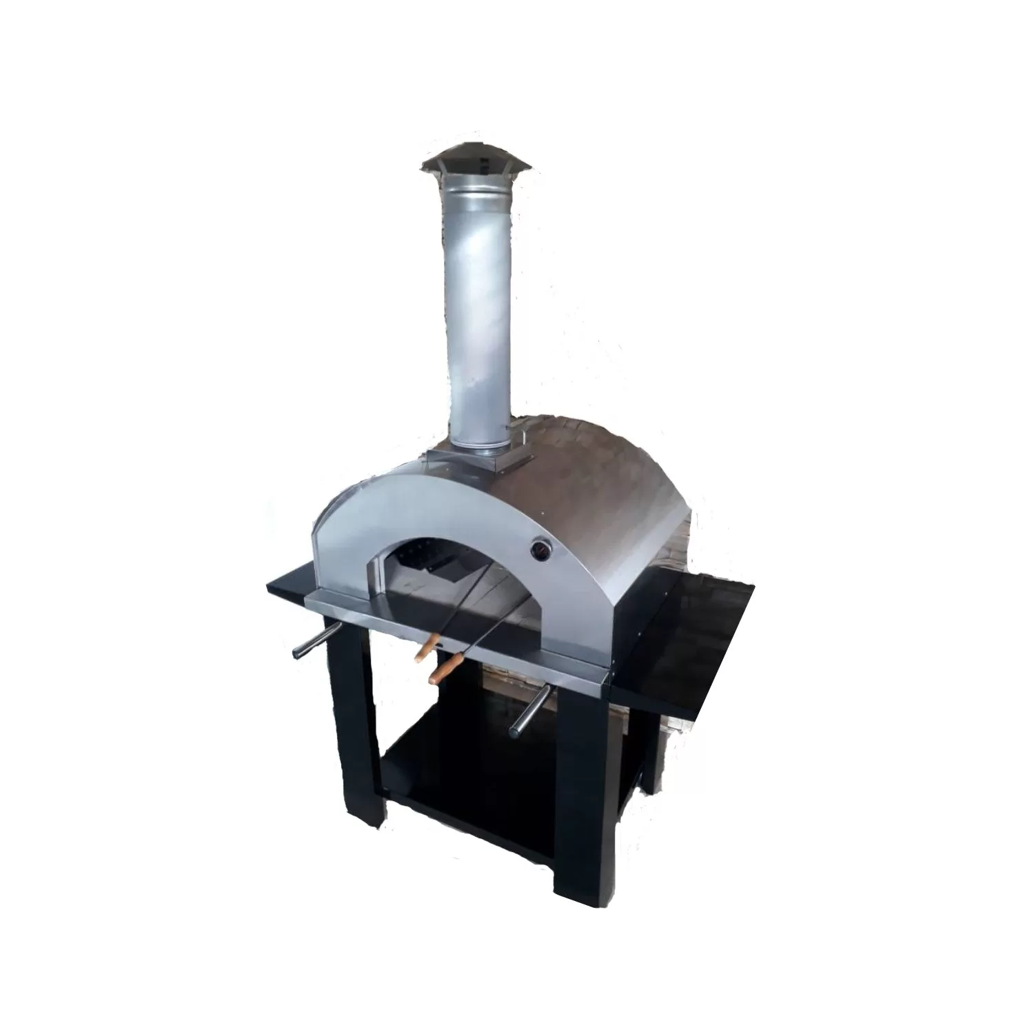 Nuke 31 Inch Outdoor Wood Fired Stainless Steel Freestanding Pizza Cooking Oven