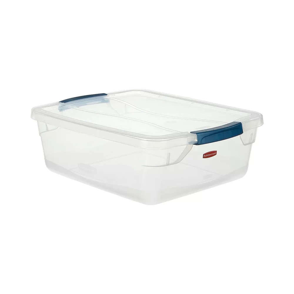Rubbermaid RMCC160000 Clever Store Storage Container 16 Quart Clear