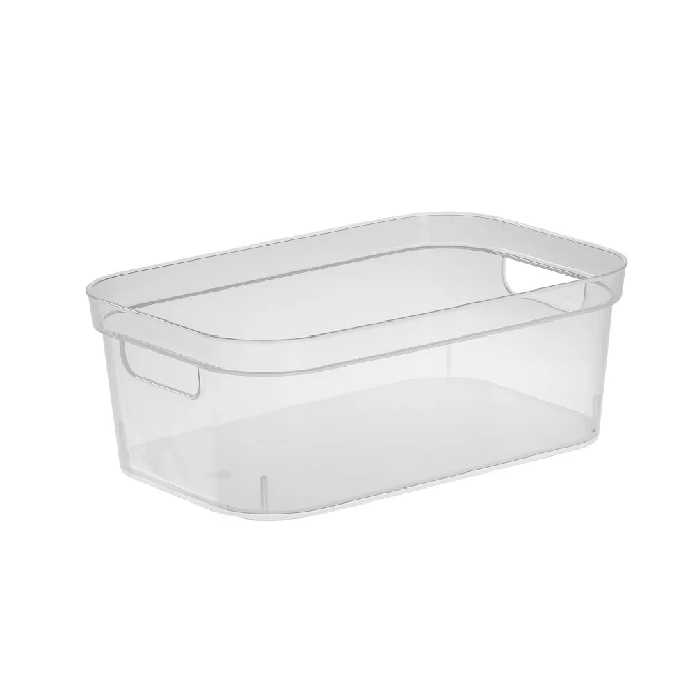 Sterilite 13228608 Small Storage Bin Polypropylene Clear Stackable Organizer