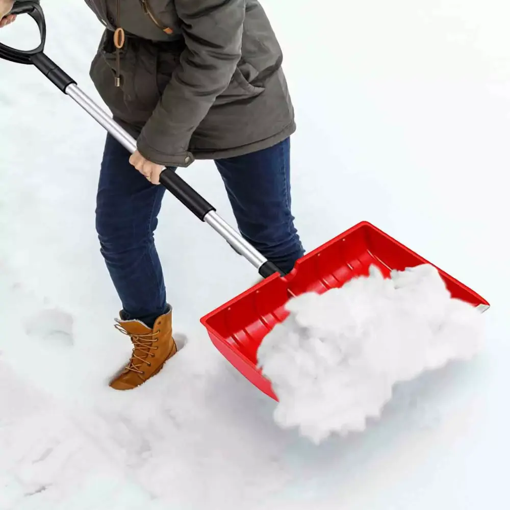 Augper Snow Shovel Plastic Shovel Grain Shovel Removable Hand Shovel Farm Tool