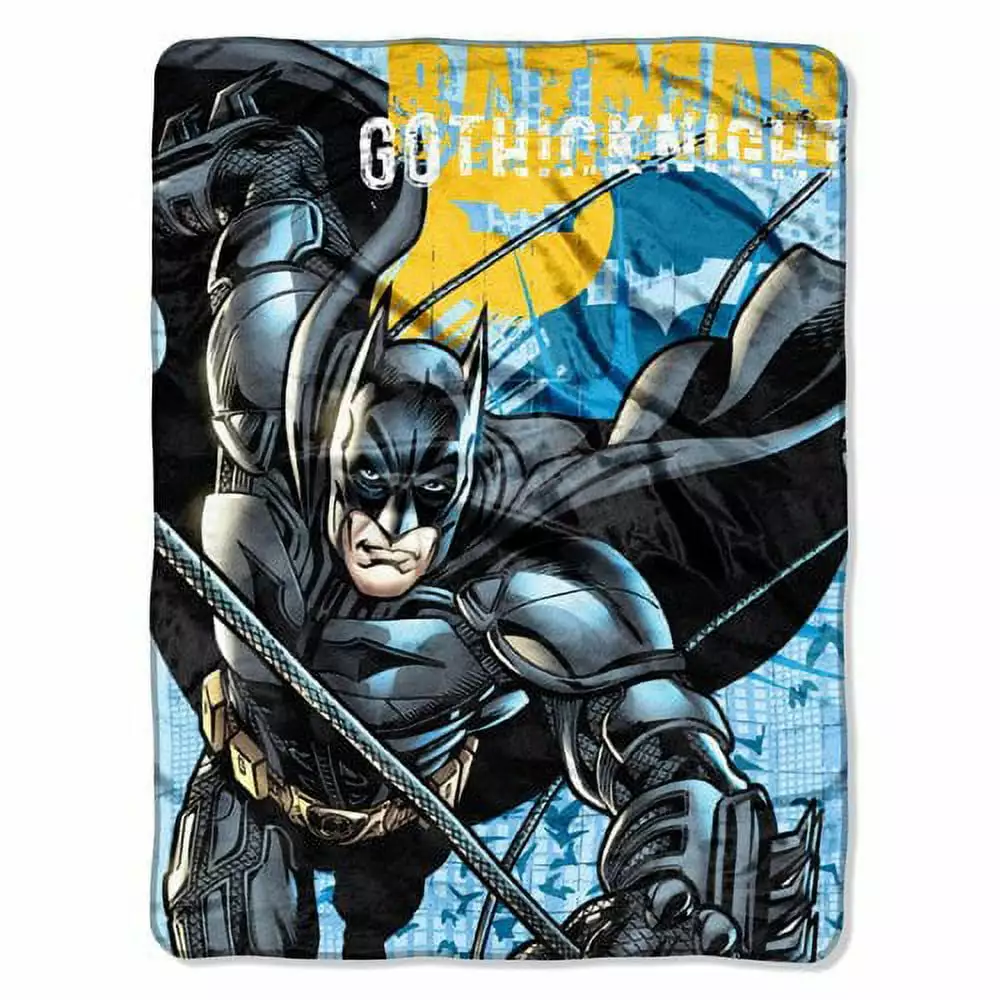 Batman Dark Knight Rises 46x60 Micro Raschel Plush Throw Blanket The Northwest Company