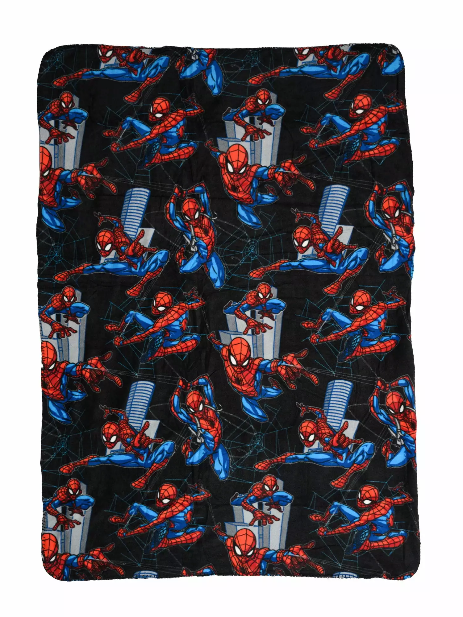 Marvel Black Red Spider-Man Polyester Throw Blanket 60 x 45 Inches