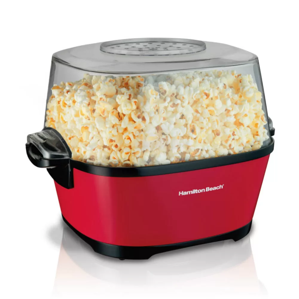 Hamilton Beach 73302 Oil Popcorn Popper 6 Quart - Multicolored Movie Theater Style