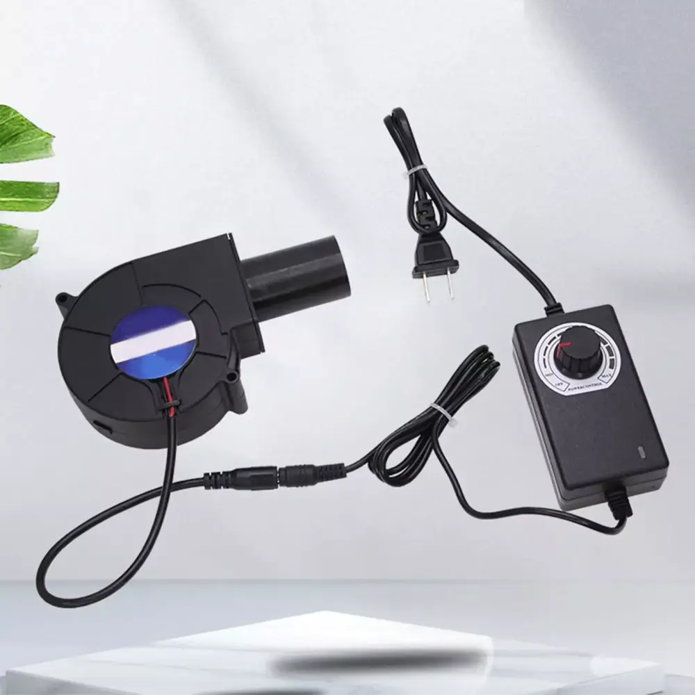 Fairnull Adjustable Air Blower 5500 RPM Low-Noise Camping Patio Accessory Round Nozzle