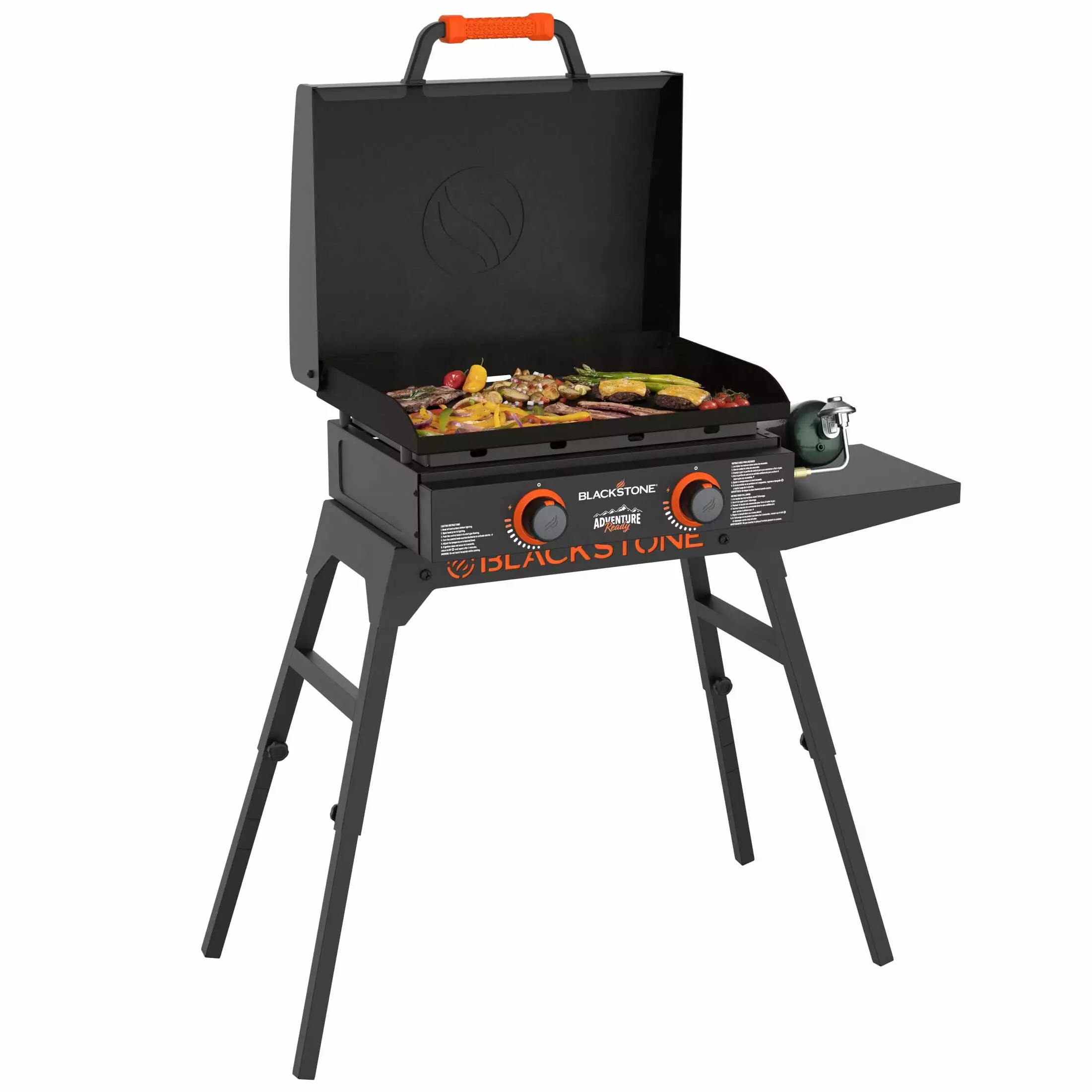 Blackstone Adventure Ready 22 Inch Omnivore Propane Griddle Stand and Modifyer Hose