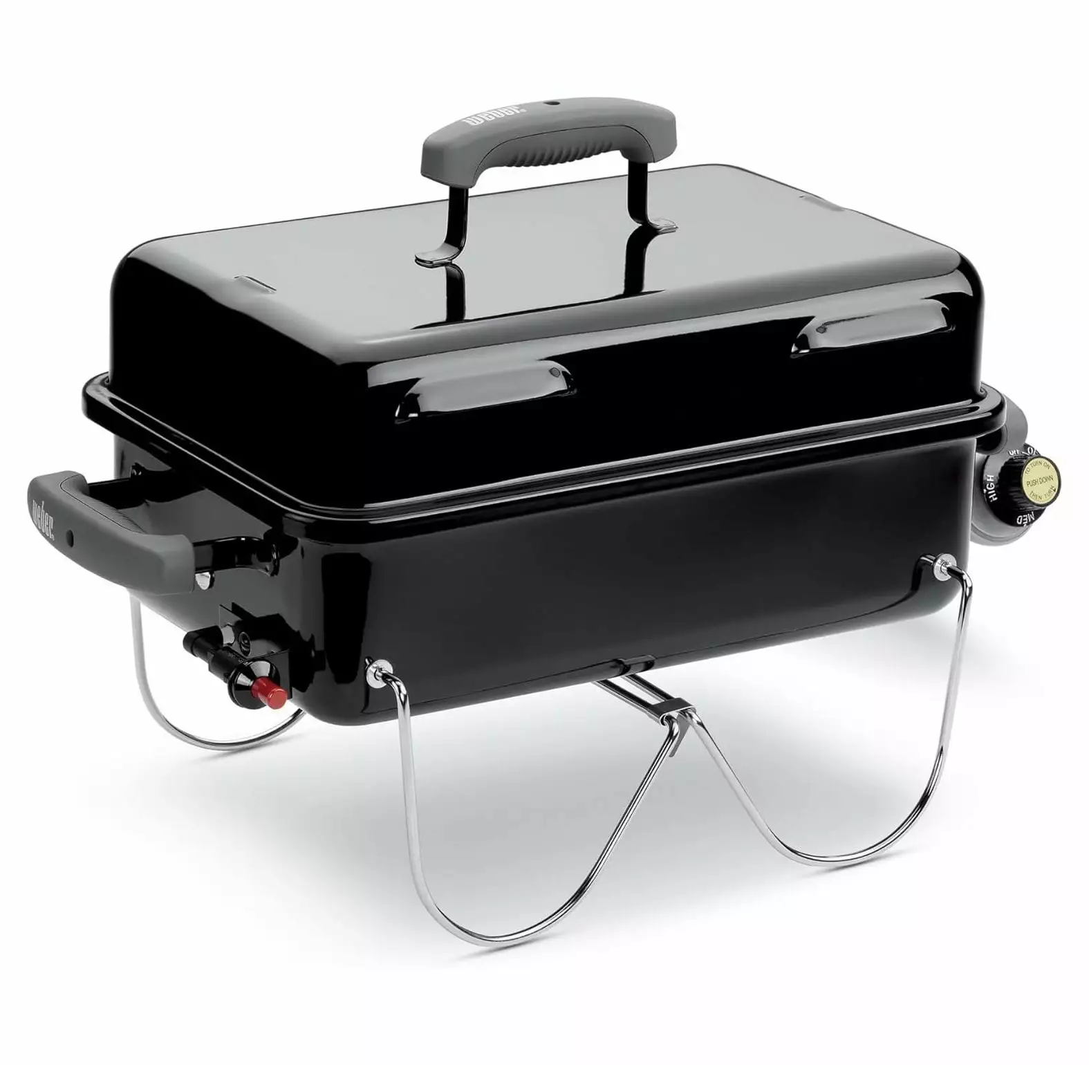 CintBllTer Go-Anywhere Gas Grill Black Portable Outdoor Cooking Solution