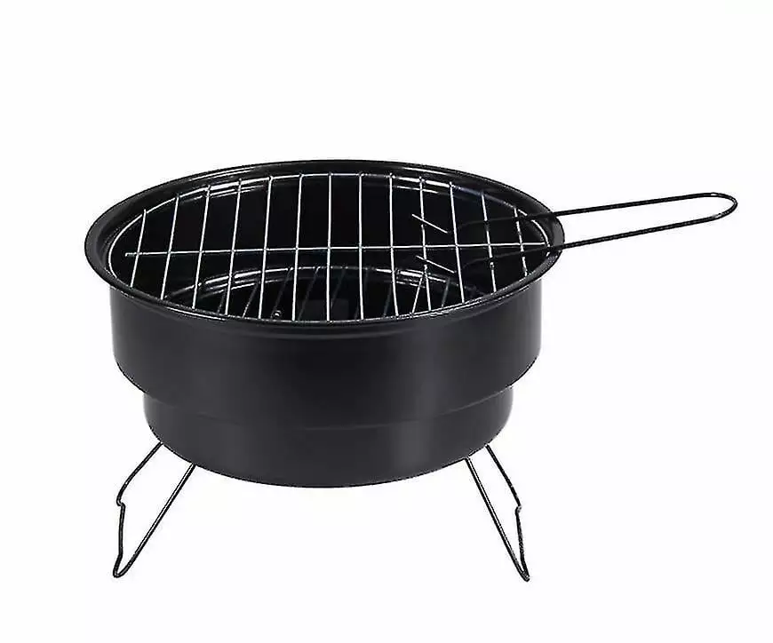 14.5 Inch Mini Outdoor Charcoal Grill Travel-friendly Portable Barbecue Camping CSLUNE