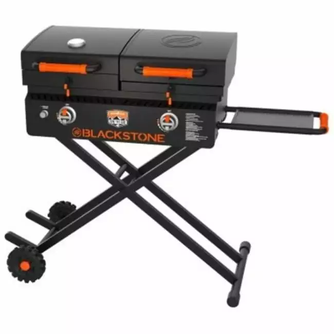 16 x 16 Inch Tailgater Grill and Griddle Combo Outdoor Cooking
