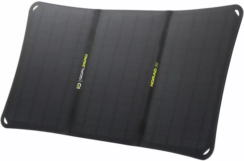Goal Zero Nomad 20 Watt Solar Panel Adjustable Kickstand and USB Output 100