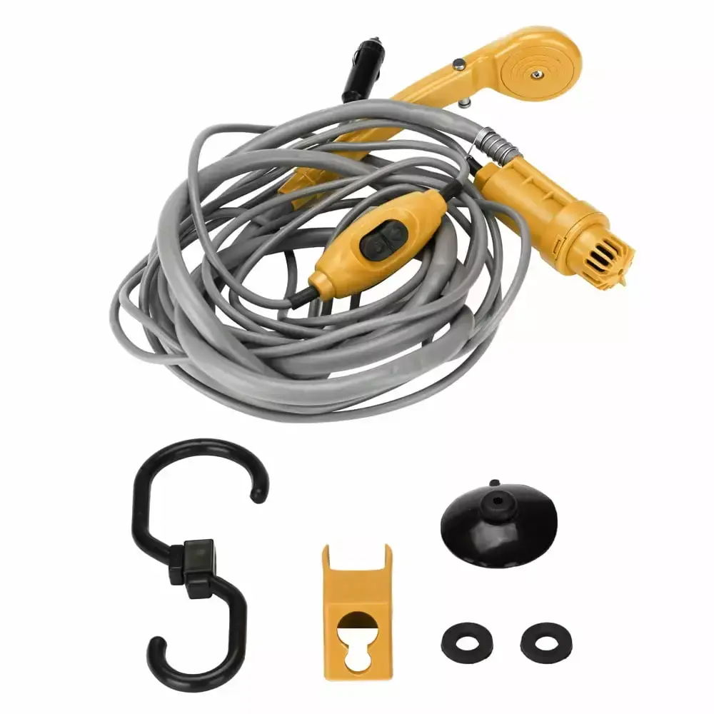 TTQVQ 12V High Pressure Car Washing Machine Camping and Outdoor Shower One