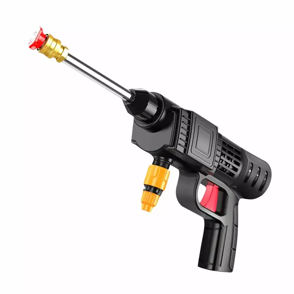 Yonrjhukm Lithium Battery Car Washing Tool Travel-friendly High Pressure Water Gun Garden Home Use 9