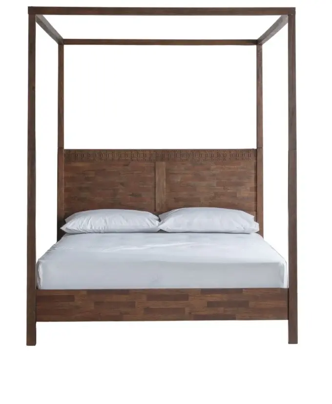 Boho Retreat 4 Poster Bed - Espresso